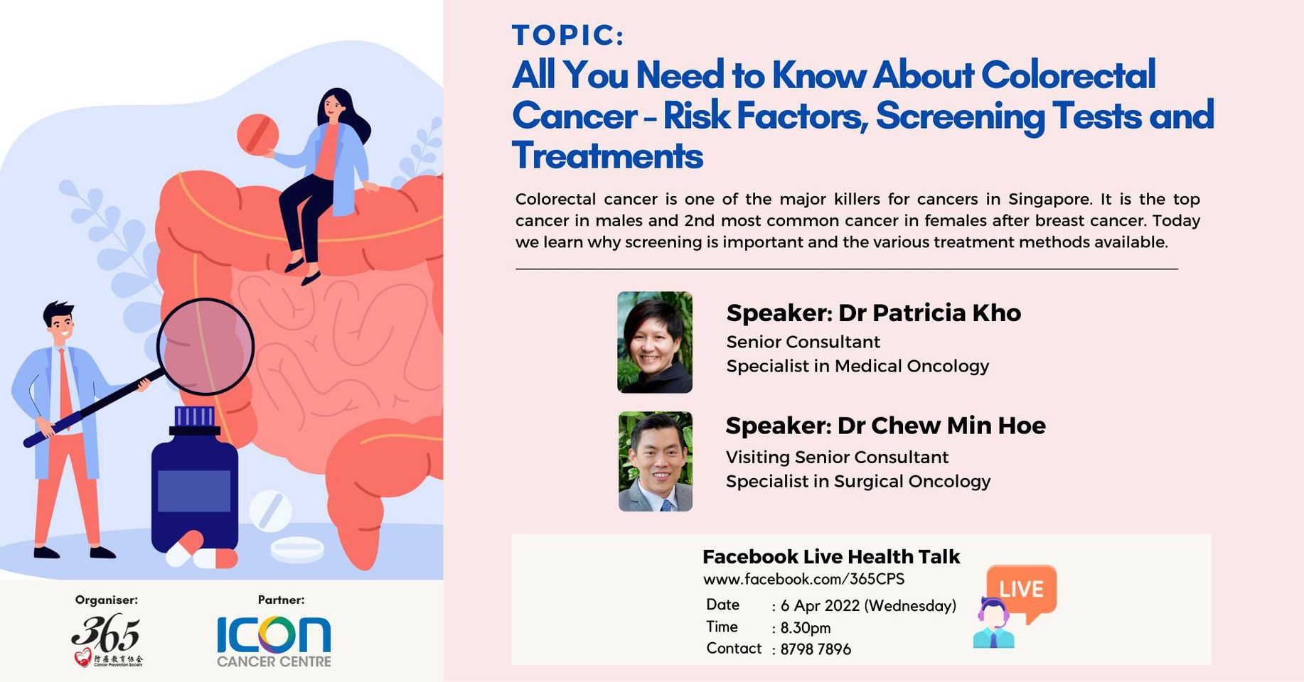 FB Health Talk: All You Need To Know About Colorectal Cancer | 365 ...