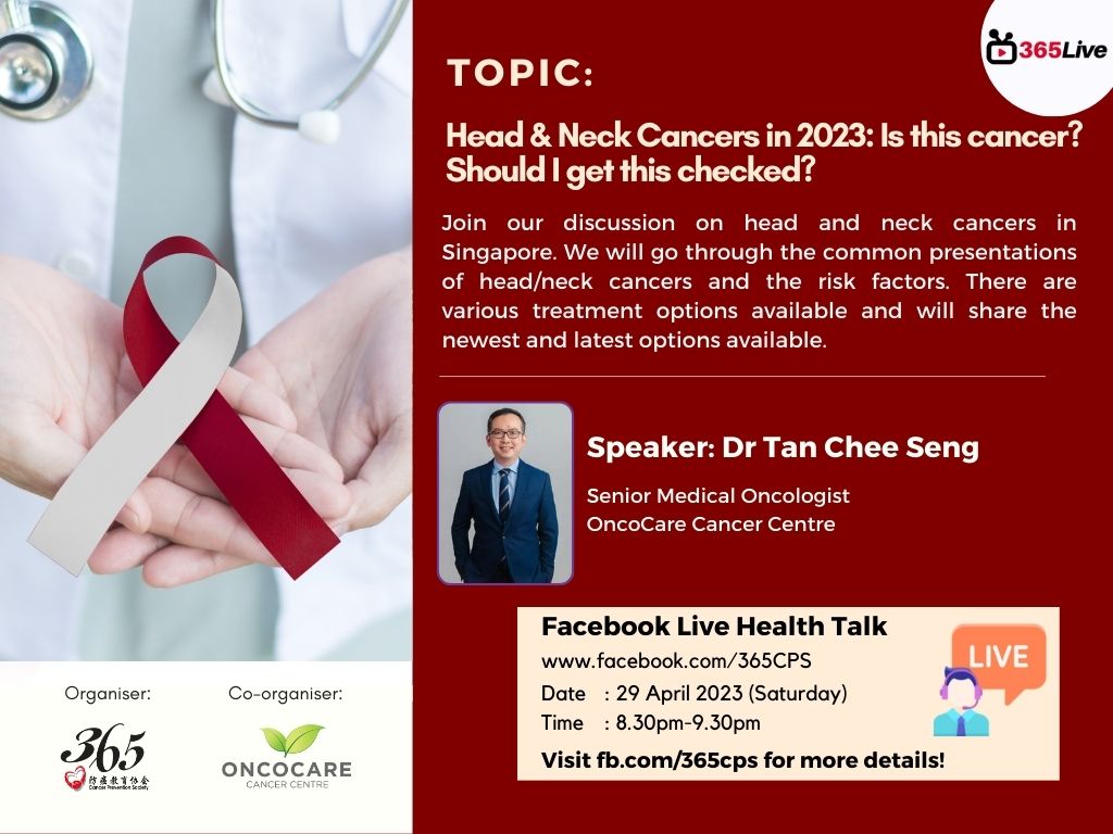 FB Health Talk – Head & Neck Cancers in 2023: Is this cancer? Should I ...